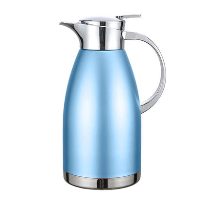Soga 1.8L Blue Color 3-Layer Vacuum Insulated Stainless Steel Flask  Ideal for Home and Office