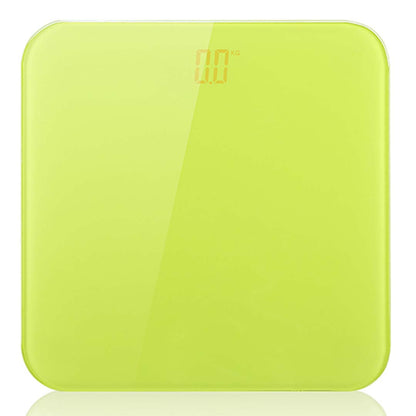 SOGA 180kg Digital Fitness Weight Bathroom Gym Body Glass LCD Electronic Scales Green