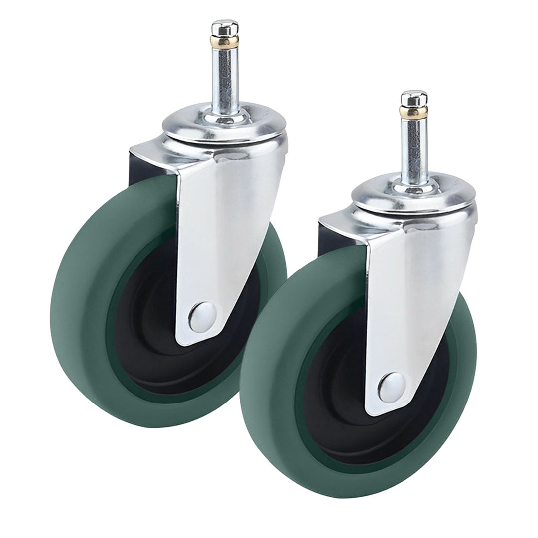 SOGA 2 x 4" Heavy Duty Polyurethane Swivel Castor Wheels