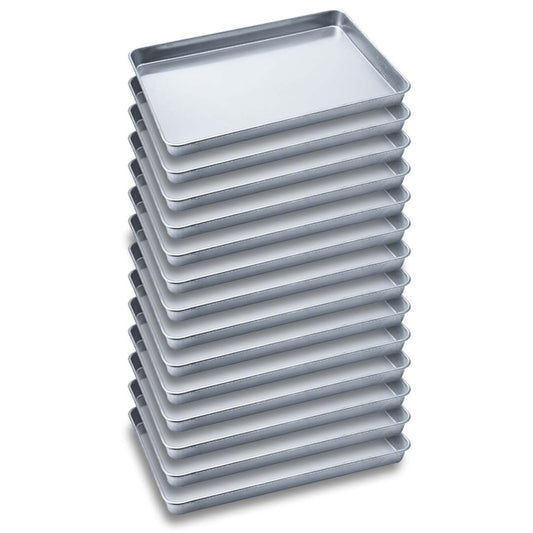 SOGA 14X Aluminium Oven Baking Pan Cooking Tray for Baker Gastronorm 60*40*5cm