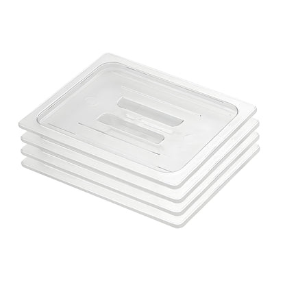 SOGA Clear Gastronorm 1/2 GN Lid Food Tray Top Cover Bundle of 4