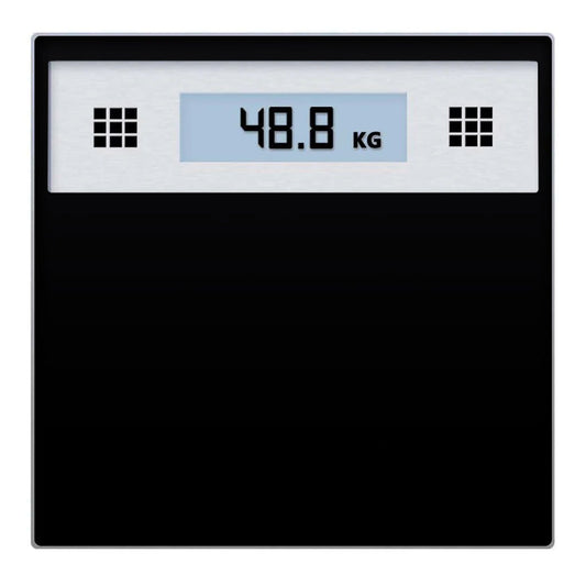 SOGA 180kg Electronic Talking Scale Weight Fitness Glass Bathroom Scale LCD Display Stainless
