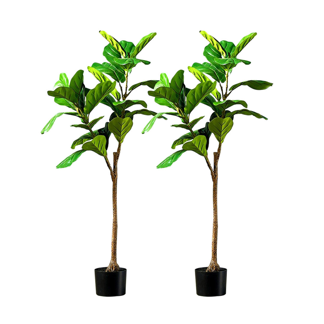 SOGA 2X 120cm Green Artificial Indoor Qin Yerong Tree Fake Plant Simul ...