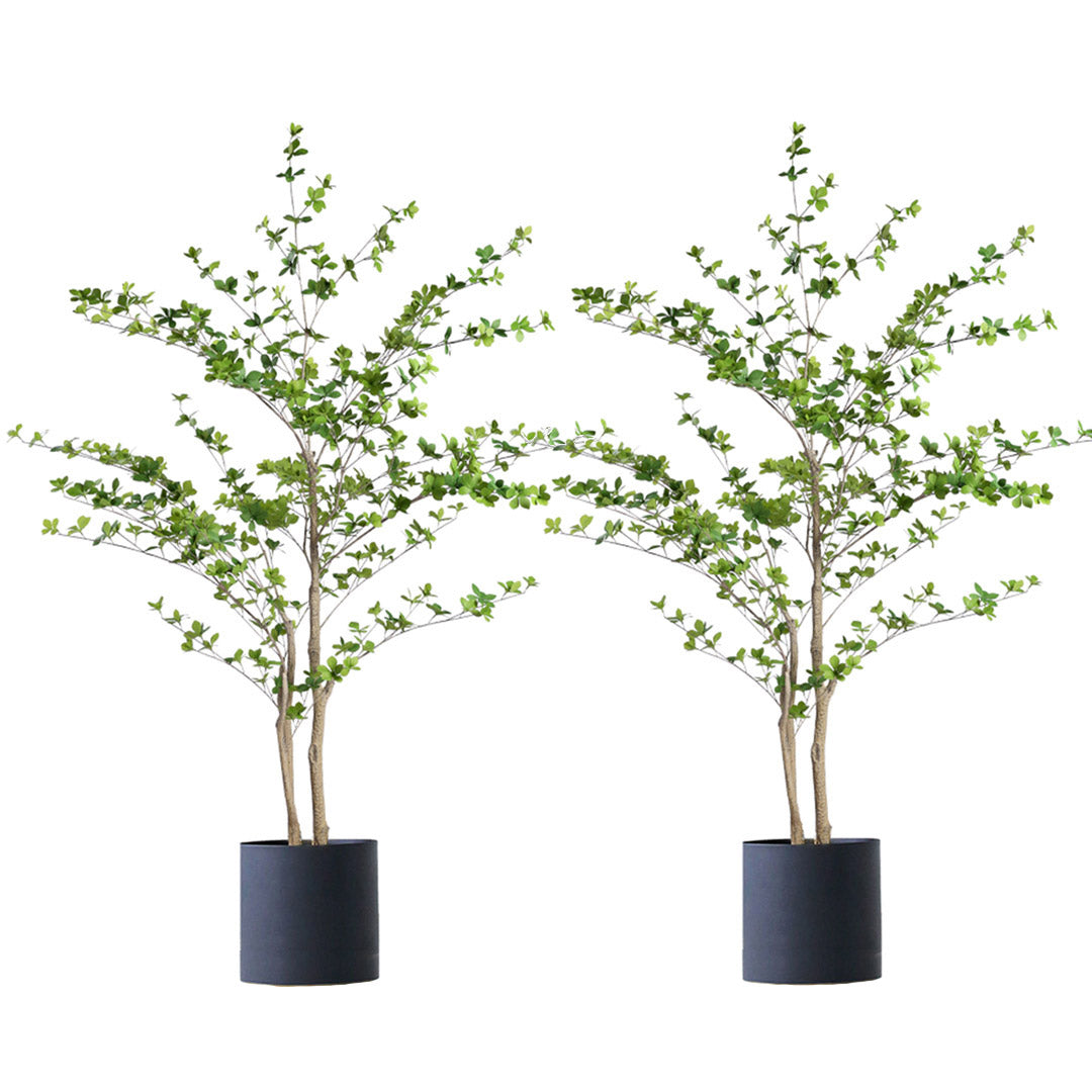 SOGA 2X 180cm Green Artificial Indoor Watercress Tree Fake Plant Simul ...