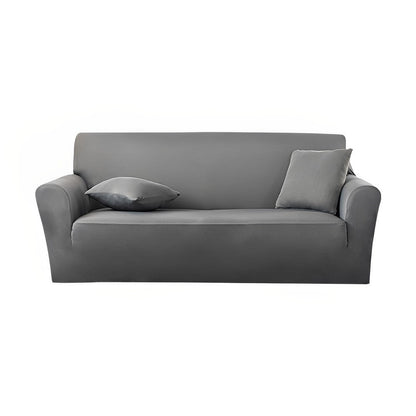 SOGA 3-Seater Grey Sofa Cover Couch Protector High Stretch Lounge Slipcover Home Decor