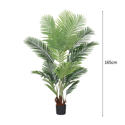 SOGA 2X 165cm Artificial Swallowtail Sunflower Fake Decoration Tree Flower Pot Plant