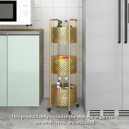 SOGA 2X 3 Tier Bathroom Shelf Multifunctional Storage Display Rack Organiser with wheels
