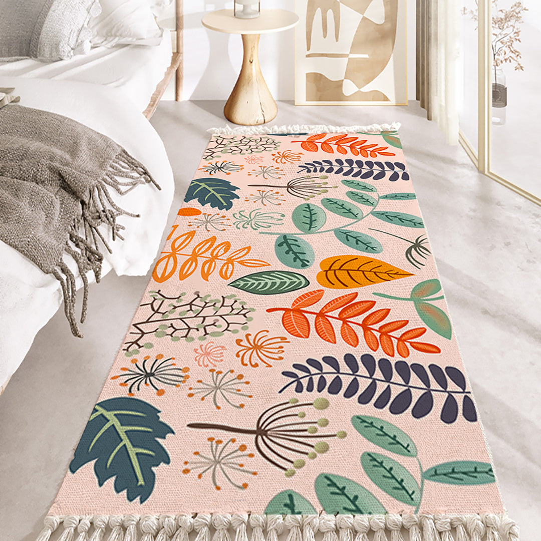 SOGA 90cm Soft cotton woven handmade Area rugs for living room bedroom Home Decor