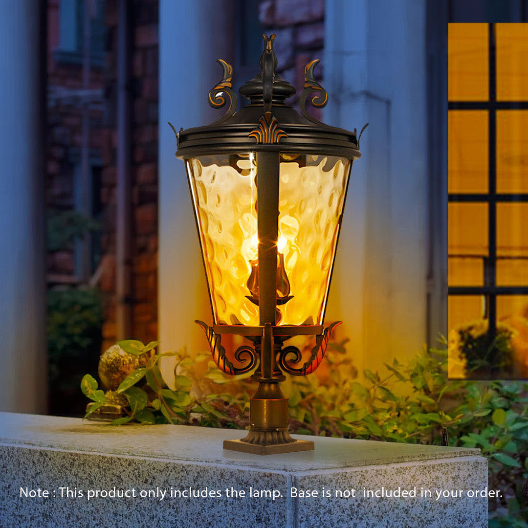 Vintage Lantern 71.2cm Wall Lamp Modern Aluminum & Glass Wall Light Classic Outdoor Sconce Decorative Exterior Lighting