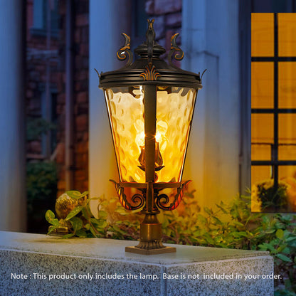 Vintage Lantern 71.2cm Wall Lamp Modern Aluminum & Glass Wall Light Classic Outdoor Sconce Decorative Exterior Lighting