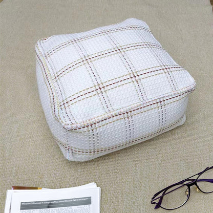 SOGA 2X 50cm Zebra Pouf Soft Polyester Fiber Pillow with EPP Particle Insert Home Decor