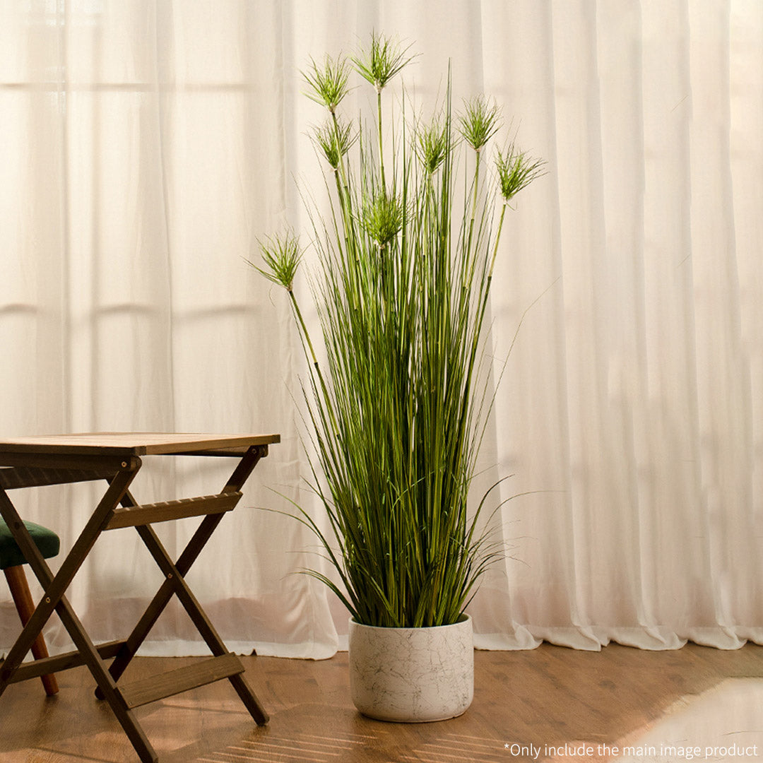 SOGA 150cm Green Artificial Indoor Potted Papyrus Plant Tree Fake Simulation Decorative