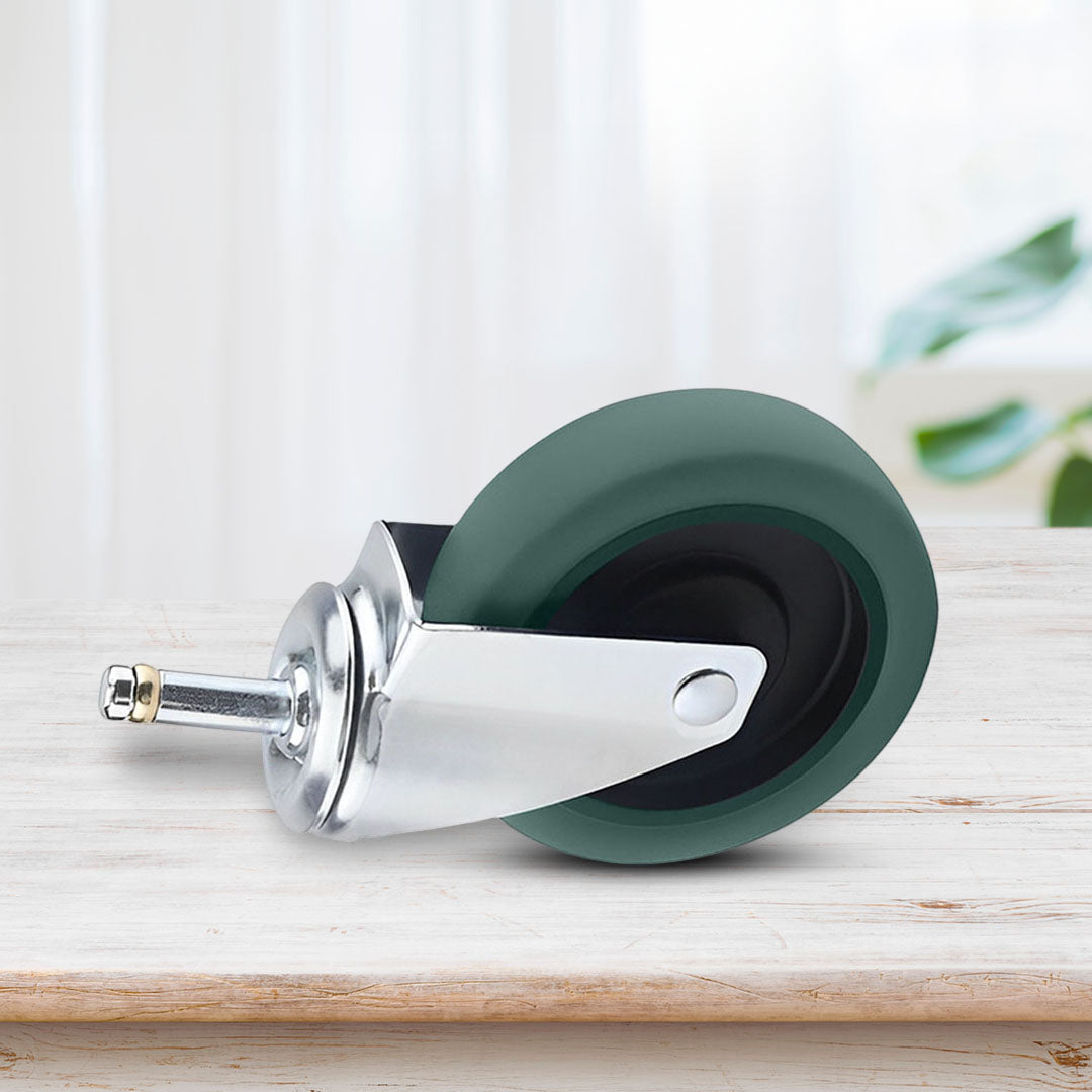 SOGA 2X 4" Heavy Duty Polyurethane Swivel Castor Wheels