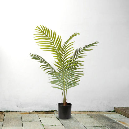 SOGA 2X 120cm Green Artificial Indoor Rogue Areca Palm Tree Fake Tropical Plant Home Office Decor
