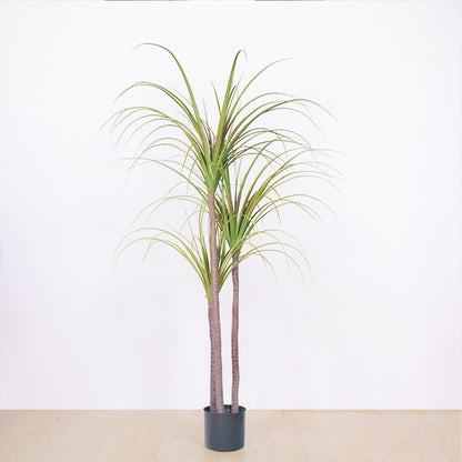 SOGA 4X Artificial Dracaena Plant Fake Potted, Simulation Tree Fake Plant Home Decor