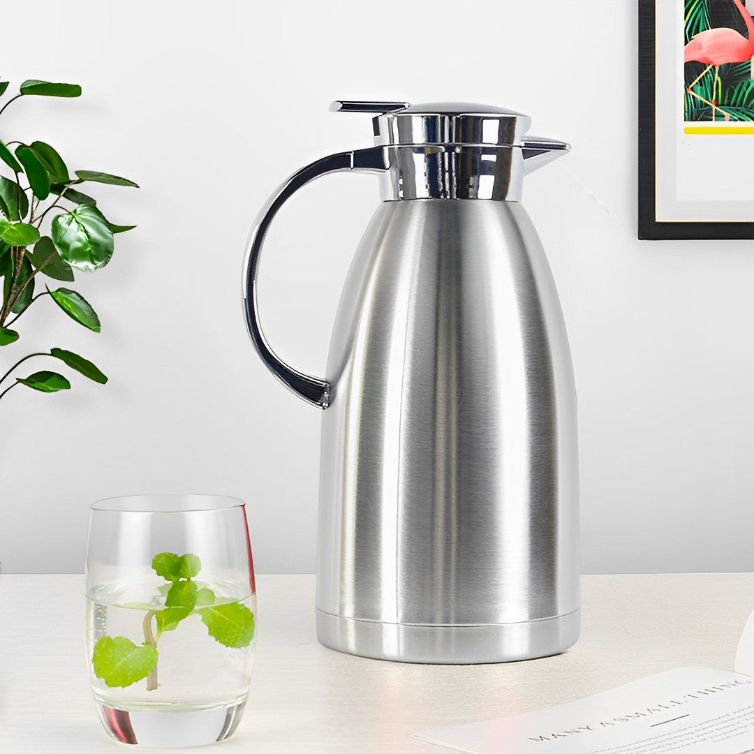 SOGA 2X 1.8L Stainless Steel Insulated Water Bottle Vacuum Flask Water Coffee Jug Thermal