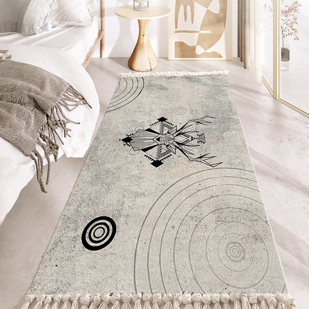 SOGA 2X 90cm Woven Minimalist Bedroom Area Rug Carpet Home Decor