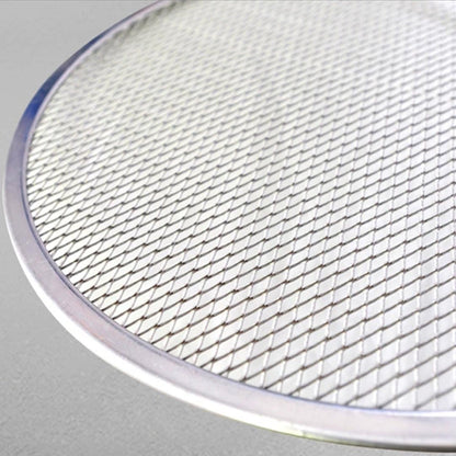 SOGA 2X 12-inch Round Seamless Aluminium Nonstick Commercial Grade Pizza Screen Baking Pan