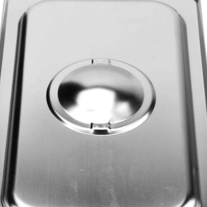 SOGA 4X Gastronorm GN Pan Lid Full Size 1/3 Stainless Steel Tray Top Cover