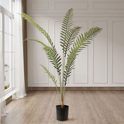 SOGA 2X 180cm Artificial Green Rogue Hares Foot Fern Tree Fake Tropical Indoor Plant Home Office Decor