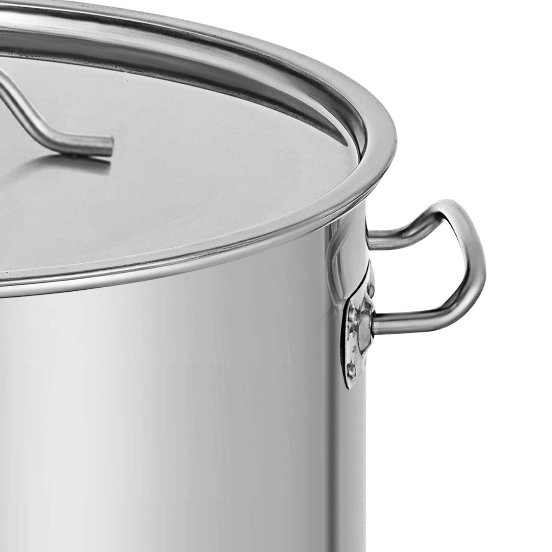 SOGA Stainless Steel Brewery Pot 130L With Beer Valve 55*55cm