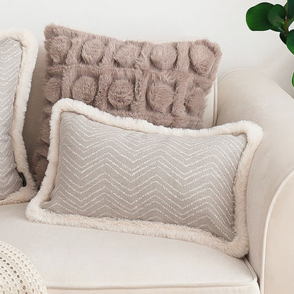 SOGA 2X 30cm  Wabi-sabi Cushion Herringbone Lumbar Throw Pillow