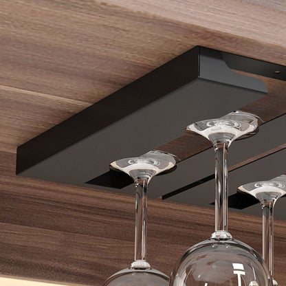 SOGA 33.3cm Wine Glass Holder Hanging Stemware Storage Organiser Kitchen Bar Restaurant Decoration