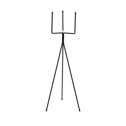 SOGA 80cm Tripod Flower Pot Plant Stand with White Flowerpot Holder Rack Indoor Display