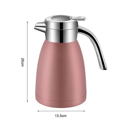 SOGA 1.8L Stainless Steel Water Bottle Insulated Vacuum Flask Coffee Jug Thermal Pink