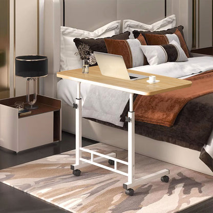 SOGA 2X 40x80cm Walnut Bedside Table Movable Bedroom Desk Student Computer Table