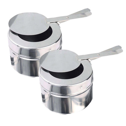 SOGA 6.5L Stainless Steel Double Soup Tureen Bowl Station Roll Top Buffet Chafing Dish Catering Chafer Food Warmer Server