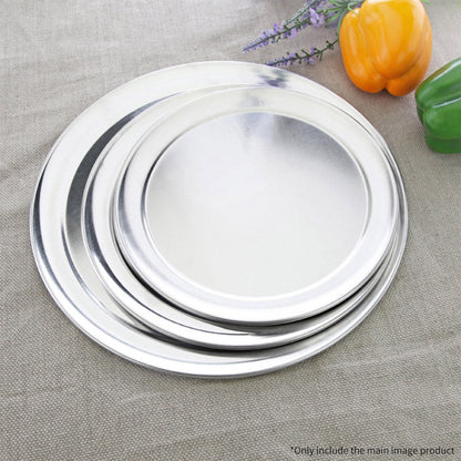 SOGA 2X 10-inch Round Aluminum Steel Pizza Tray Home Oven Baking Plate Pan