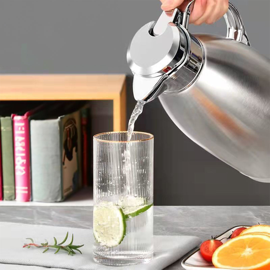 SOGA 2X 1.8L Stainless Steel Insulated Water Bottle Vacuum Flask Water Coffee Jug Thermal