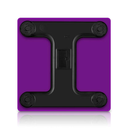 SOGA 2X Digital Body Fat Scale Bathroom Scales Weight Gym Glass Water LCD Purple/Pink