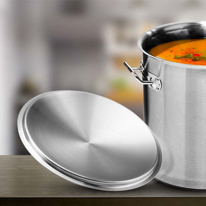 SOGA 55cm Top Grade Stockpot Lid Stainless Steel Stock pot Cover