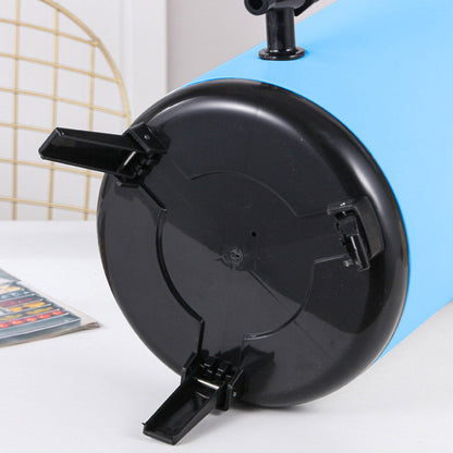 SOGA 4X 10L Stainless Steel Insulated Milk Tea Barrel Hot and Cold Beverage Dispenser Container with Faucet Blue