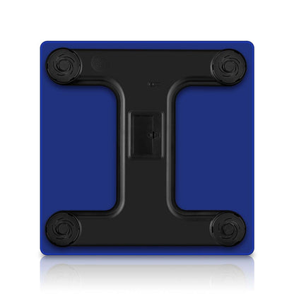 SOGA Glass LCD Digital Body Fat Scale Bathroom Electronic Gym Water Weighing Scales Blue