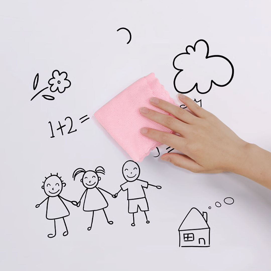 SOGA 2X 60cmx500cm Clear Dry Erase Adhesive Whiteboard Wall Surface Peel Sticker Sheet