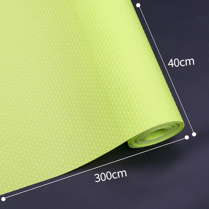 SOGA 2X 40x300cm Green Kitchen Shelf Drawer Cabinet Multi Use Liner Non Slip Mat