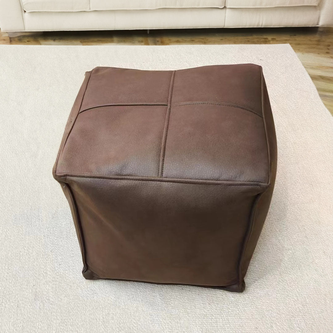 SOGA 2X 40cm Premium Leather Pillow with Soft EPP Particle Insert for Ultimate Comfort, Home Decor