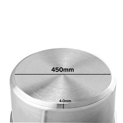 SOGA Stock Pot 71L Top Grade Thick Stainless Steel Stockpot 18/10