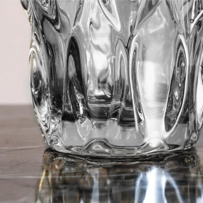 SOGA 30cm Glass Grey Vase Crystal VASE Thick Modern, Home Decor