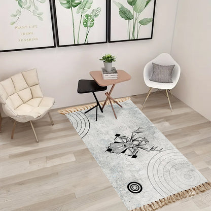 SOGA 2X 90cm Woven Minimalist Bedroom Area Rug Carpet Home Decor