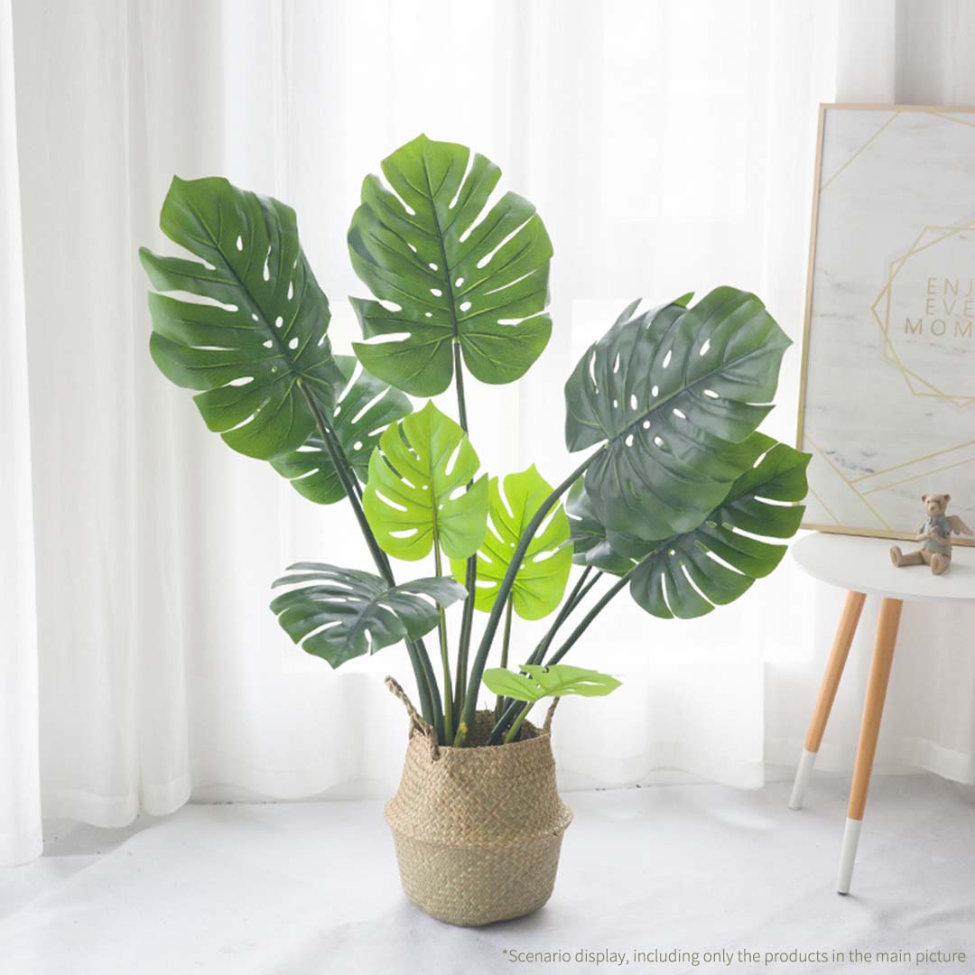SOGA 113cm Artificial Indoor Potted Turtle Back Fake Decoration Tree Flower Pot Plant