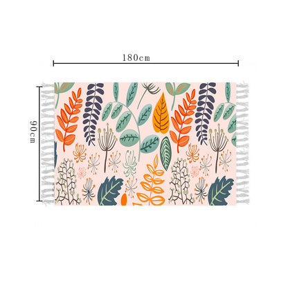 SOGA 90cm Soft cotton woven handmade Area rugs for living room bedroom Home Decor