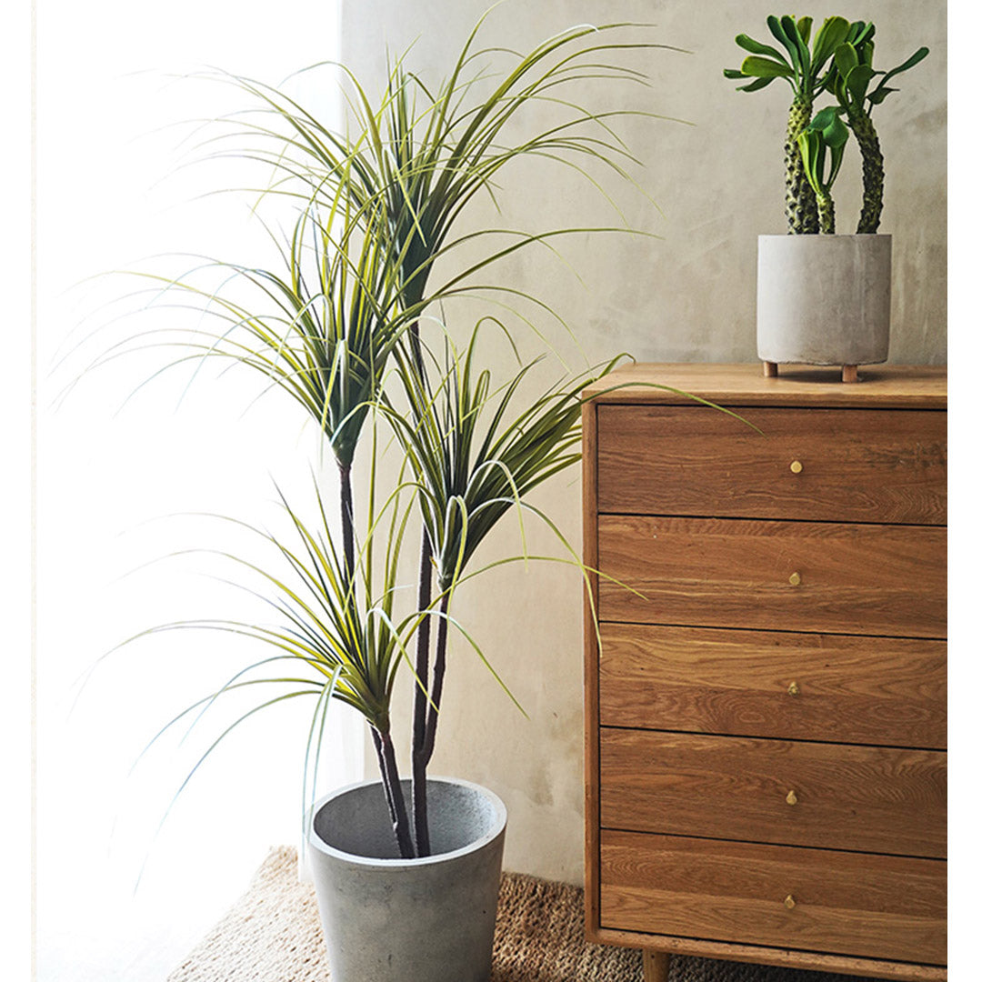SOGA 4X Artificial Dracaena Plant Fake Potted, Simulation Tree Fake Plant Home Decor