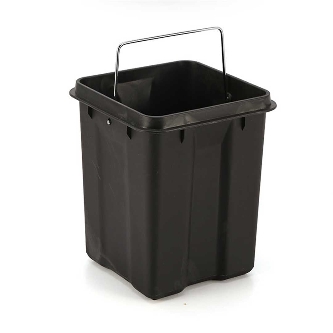 SOGA 2X Foot Pedal Stainless Steel Rubbish Recycling Garbage Waste Trash Bin Square 12L White