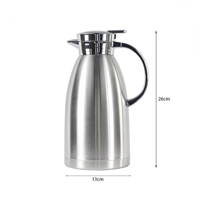 SOGA 2X 1.8L Stainless Steel Insulated Water Bottle Vacuum Flask Water Coffee Jug Thermal