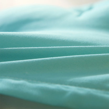 SOGA 2X 180cm Light Blue Princess Bed Pillow Headboard Backrest Bedside Tatami Sofa Cushion with Ruffle Lace Home Decor