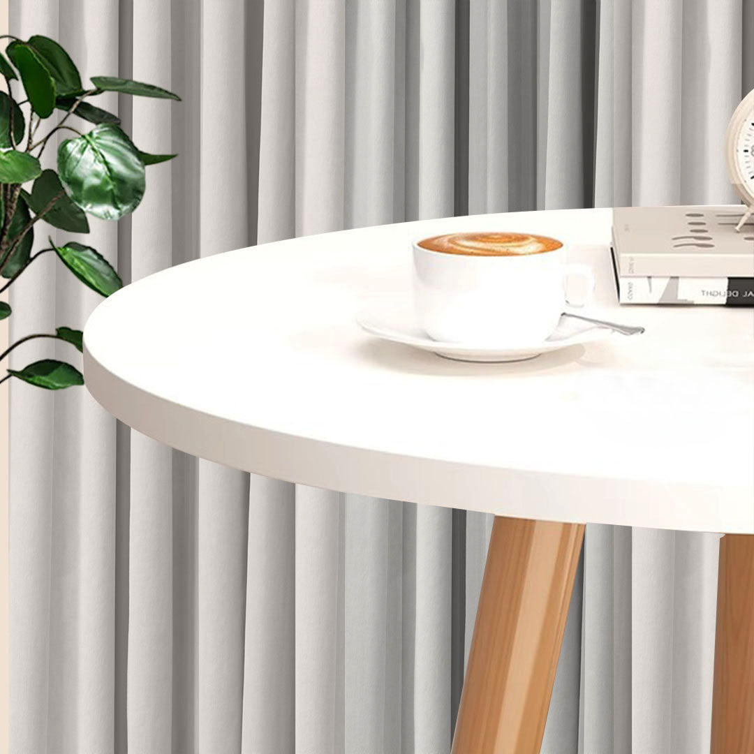 SOGA 2X 60x72cm White Small Side Coffee Table Living Room Balcony Home Décor Style